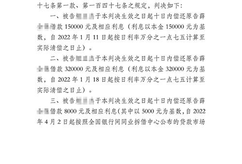 锦盾律师代理借贷纠纷全面胜诉 律师费也则被告承担